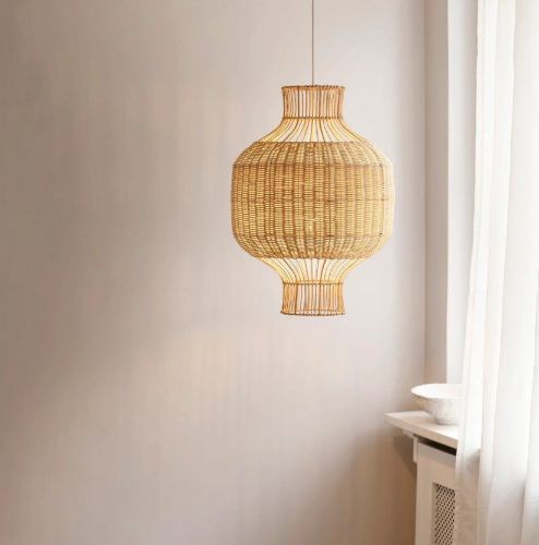 Sika-Design Hikari Lampeskærm Ø: 42 cm - Natur