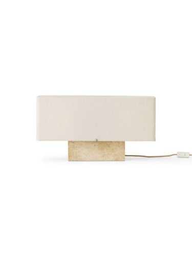 Audo Copenhagen Nonna Table Lamp H: 30 cm - Travertine/Sand
