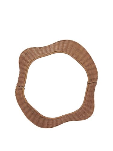 Ferm Living Drape Flettet Juletræsfod B: 53 cm - Natural Rattan