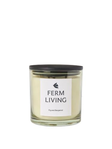 Ferm Living Vitto Duftlys Large H: 12 cm - Light Celedon