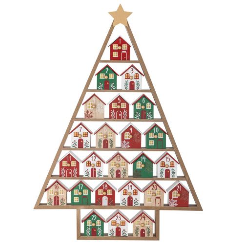 Bloomingville Calvin Kalender H: 61,5 cm - Træ/Multifarvet