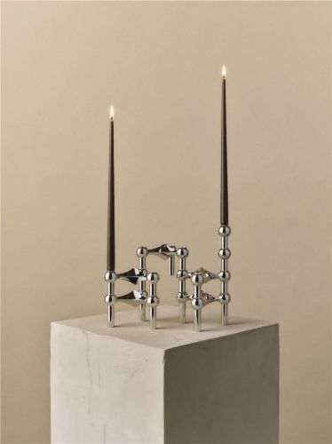 STOFF Nagel Taper Candles by Ester & Erik 6 pcs H: 29 cm - Espresso