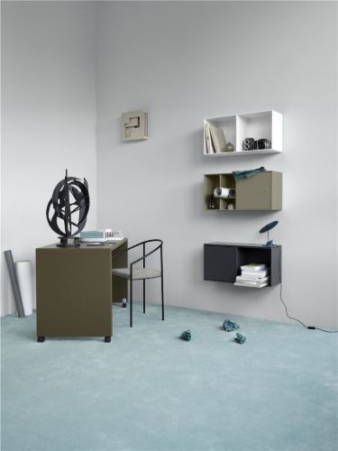 Montana QS Mini 1002 Modul med Hylder 35x35 cm - 04 Anthracite
