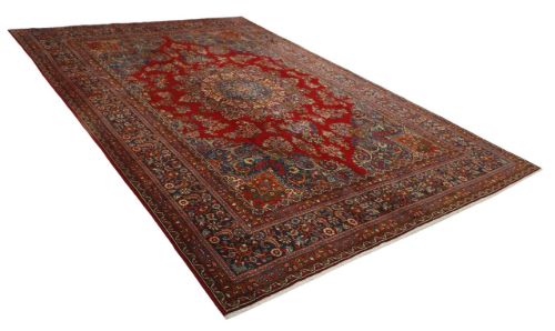 Rezas Mashad Gulvtæppe 240x341 cm - Uld/Multifarvet