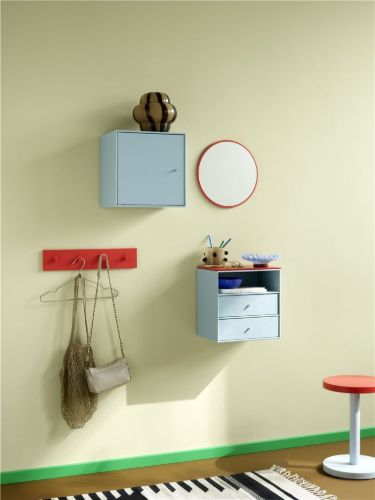 Montana QS Mini 1006 Modul med 2 Skuffer 35x35 cm - 148 Flint