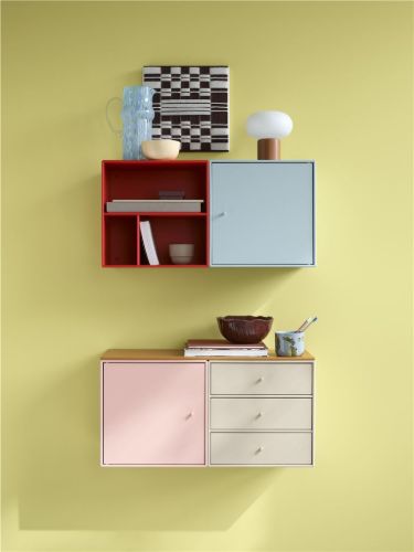 Montana QS Mini 1102 Modul med Hylder 35x35 cm - 168 Clay
