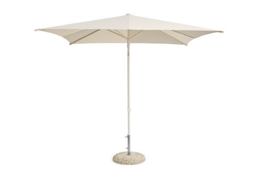HAY Terrazza Parasol Firkantet 240x240 cm - White/Grey