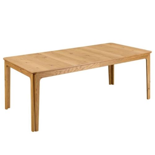 Skovby SM27 Spisebord inkl. 3 Tillægsplader L: 205-358 cm - Naturolieret Vild Eg