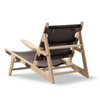 Billede af Fredericia Furniture 2229 Børge Mogensen Limited Edition Jagtstolen 75-Års Jubilæum - Olieret Ask/Mørkebrun Læder