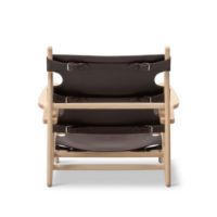 Billede af Fredericia Furniture 2229 Børge Mogensen Limited Edition Jagtstolen 75-Års Jubilæum - Olieret Ask/Mørkebrun Læder