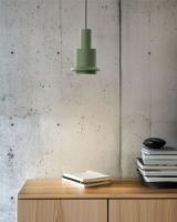 Billede af DCW Editions Chaumont Pendel Ø: 19 cm - Rustfrit Stål/Green