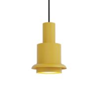 Billede af DCW Editions Chaumont Pendel Ø: 15 cm - Rustfrit Stål/Yellow