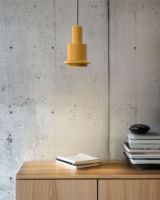 Billede af DCW Editions Chaumont Pendel Ø: 15 cm - Rustfrit Stål/Yellow