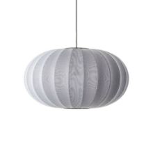Billede af Made By Hand Knit-Wit Oval Pendant Ø: 76 cm - Silver