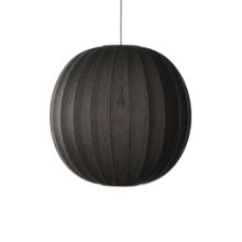 Billede af Made By Hand Knit-Wit Round Pendant Ø: 75 cm - Black