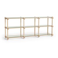 Billede af HAY Woody Column Lav 2.0 B: 206,5 cm - Sæbebehandlet Eg/Glas