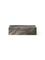 Billede af Audo Copenhagen Plinth Low H: 27 cm - Grey Galaxy Marble