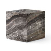 Billede af Audo Copenhagen Plinth Cubic 40x40 cm - Grey Galaxy Marble