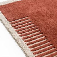 Billede af Audo Copenhagen Duomo Gulvtæppe 270x270 cm - Uld/Terracotta Red
