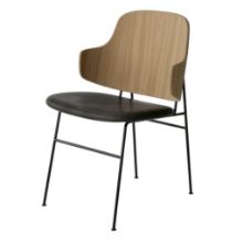 Billede af Audo Copenhagen The Penguin Dining Chair H: 82 cm - Natural Oak/DAKAR 0842