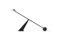 Billede af Audo Copenhagen Interconnect Candleholder Small H: 25,5 cm - Steel/Black
