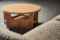 Billede af Bent Hansen Vido Sofabord Ø: 81,5 cm - Olieret Eg