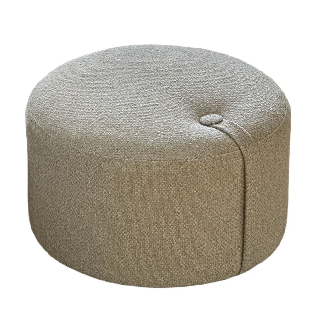 Billede af We Do Wood Designbite Pouf Heigh H: 33 cm - Polyester/Natural