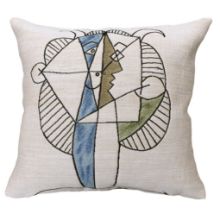 Billede af Poulin Design Picasso Pude 45x45 cm - Tête De Faune Chevelu (1946)