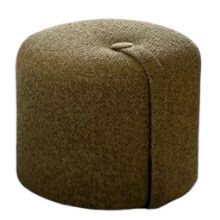 Billede af We Do Wood Designbite Pouf Large H: 33 cm - Polyester/Mustard