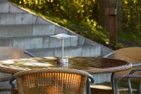 Billede af Piet Hein Sinus 22 Portable Bordlampe H: 25 cm - Aluminium/Steel