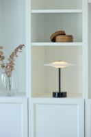 Billede af Piet Hein Sinus 22 Portable Bordlampe H: 25 cm - Aluminium/Black