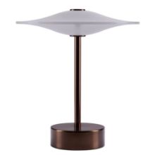 Billede af Piet Hein Sinus 22 Portable Bordlampe H: 25 cm - Aluminium/Aged Bronze