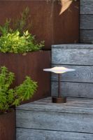 Billede af Piet Hein Sinus 22 Portable Bordlampe H: 25 cm - Aluminium/Aged Bronze