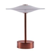 Billede af Piet Hein Sinus 22 Portable Bordlampe H: 25 cm - Aluminium/Copper