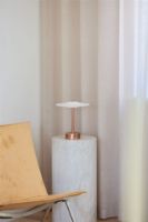 Billede af Piet Hein Sinus 22 Portable Bordlampe H: 25 cm - Aluminium/Copper