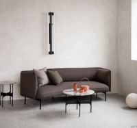 Billede af Wendelbo Floema Small Sofabord Ø: 40 cm - Grå Marmor