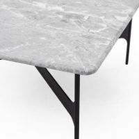 Billede af Wendelbo Floema Square Sofabord L: 80 cm - Grå marmor