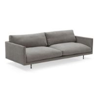 Billede af Wendelbo Maho 2,5 Seater Modul 40 L: 230 cm - Sortlakeret Stål/Roco Col. 10