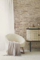 Billede af Silkeborg Uldspinderi Panama Plaid 140x250cm - Grey Bark