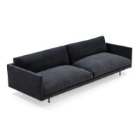 Billede af Wendelbo Maho 3 Seater Modul 37 L: 260 cm - Sortlakereet Stål/Roco Col. 18