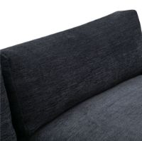 Billede af Wendelbo Maho 3 Seater Modul 37 L: 260 cm - Sortlakereet Stål/Roco Col. 18