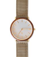 Billede af Hemverk Armbåndsur Ø: 40 mm - Graham Warm Grey/Taupe Nylon