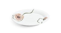 Billede af Kähler Hammershøi Poppy Tallerken Ø: 22 cm - Hvid M. Deko
