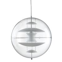 Billede af Verpan Verner Panton Globen Ø: 40 cm - Hvid/Glas