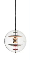 Billede af Verpan Verner Panton Globen Ø: 28 cm - Chrome/Red/Blue