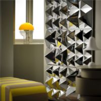 Billede af Verpan Wire Table Lamp Ø: 30 cm - Chrome/Yellow 