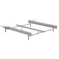 Billede af Moebe Adjustable Bed Frame 179x90/180 cm - Stainless Steel