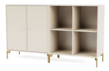 Billede af Montana Selection Pair Skænk med ben 139,2x69,6x38 cm - 158 Oat / Brass
