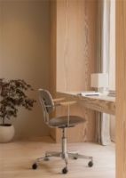 Billede af Audo Copenhagen Nonna Table Lamp H: 24 cm - Brushed Aluminium/Sand