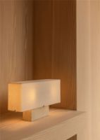 Billede af Audo Copenhagen Nonna Table Lamp H: 30 cm - Travertine/Sand